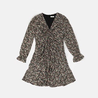 Aliotte - Floral print dress มินิเดรสลายดอกไม้