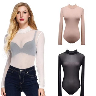 Bodysuit​ see​through​ เสื้อ​บอดี้สูท​ ซีทรู​