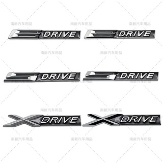 สติกเกอร์โลโก้โลหะโครเมี่ยม S DRIVE X DRIVE E DRIVE 3D อุปกรณ์เสริม สําหรับ BMW X1 X3 X5 X6 E36 E39 E90 F10 F30 M3 M5 M6