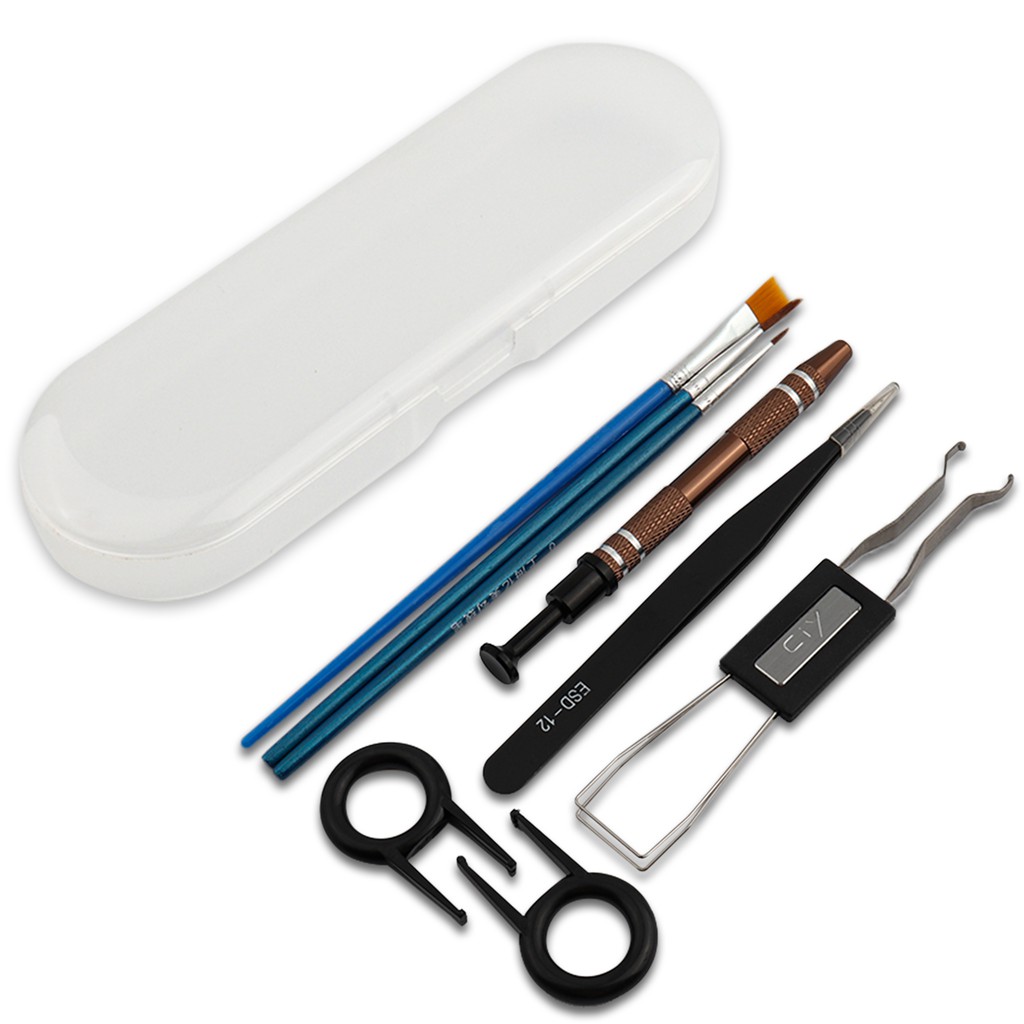 คีย์บอร์ด Lube Kit Lubrication Kit Switch Puller 4 Prongs Grabber Keycaps Puller Lube Kit Switch Lub