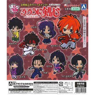 ‼️SALE‼️Gashapon Rurouni Kenshin Rubber Strap กาชาปอง ซามูไรพเนจร