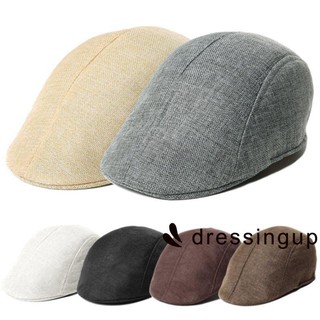 SNN-แฟชั่นชาย Duckbill หมวกกอล์ฟการขับขี่แบน Cabbie Newsboy Beret หมวก Berets