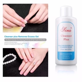 💅🏻น้ำยาเช็ดหน้าเล็บ SINA cleanser plus💅🏻น้ำยาเช็ดเหนียว น้ำยาเกลี่ยเจล น้ำยาเช็ดคราบเหนียวหลังการทำเล็บ