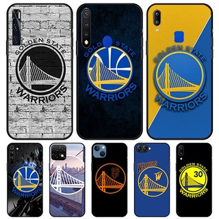 เคสโทรศัพท์มือถือแบบนิ่ม ลายโลโก้ Golden State Warriors สีดํา สําหรับ Vivo Y11 Y5S Y11S Y20S Y20i Y12 Y15 Y17 Y19 Y20