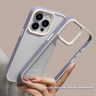 เคสอะคริลิคใส กันกระแทก สําหรับ iPhone 14 13 12 11 Pro MAX IX XR XS MAX 7 8 Plus