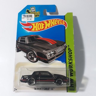 รถเหล็ก Hotwheels 86 MONTE CARLO SS สีดำ 2014 (ib0503)