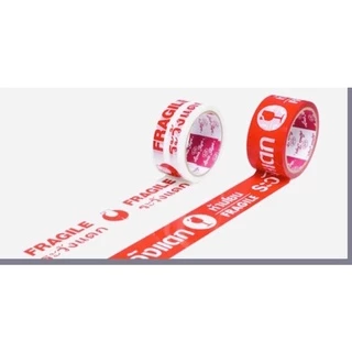 LOUIS TAPE เทประวังแตก 2 นิ้ว x 45 หลา พื้นแดง พื้นขาว พื้นใส จำนวน 1 ม้วน