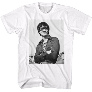 [S-5XL] Gdf21a3 เสื้อยืดผ้าฝ้าย พิมพ์ลายแว่นตากันแดด Bruce Lee Chillins สไตล์วินเทจ สําหรับผู้ชาย UY32ER21501