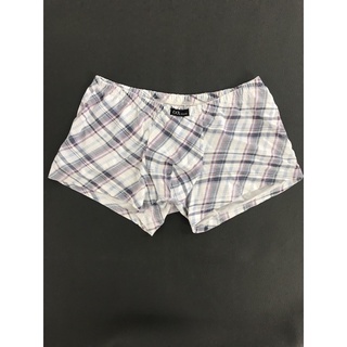 OlX HOMME boxer บ็อกเซอร์ผ้าฝ้ายผสมสเปนเด็กซ์มือสอง Size XL เอว 34-36”