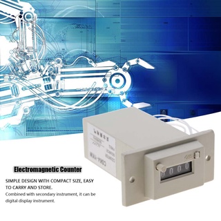 [ราคาพิเศษ] เคาน์เตอร์แม่เหล็กไฟฟ้า Csk4-Ykw 4 หลัก Ac 110V / 220V Dc 24V