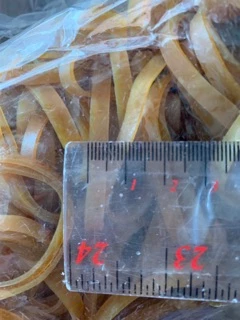 ยางวงใหญ่ ยางรัดของ ยางเส้น หนา 5 mm. rubber band (0.5กก.)