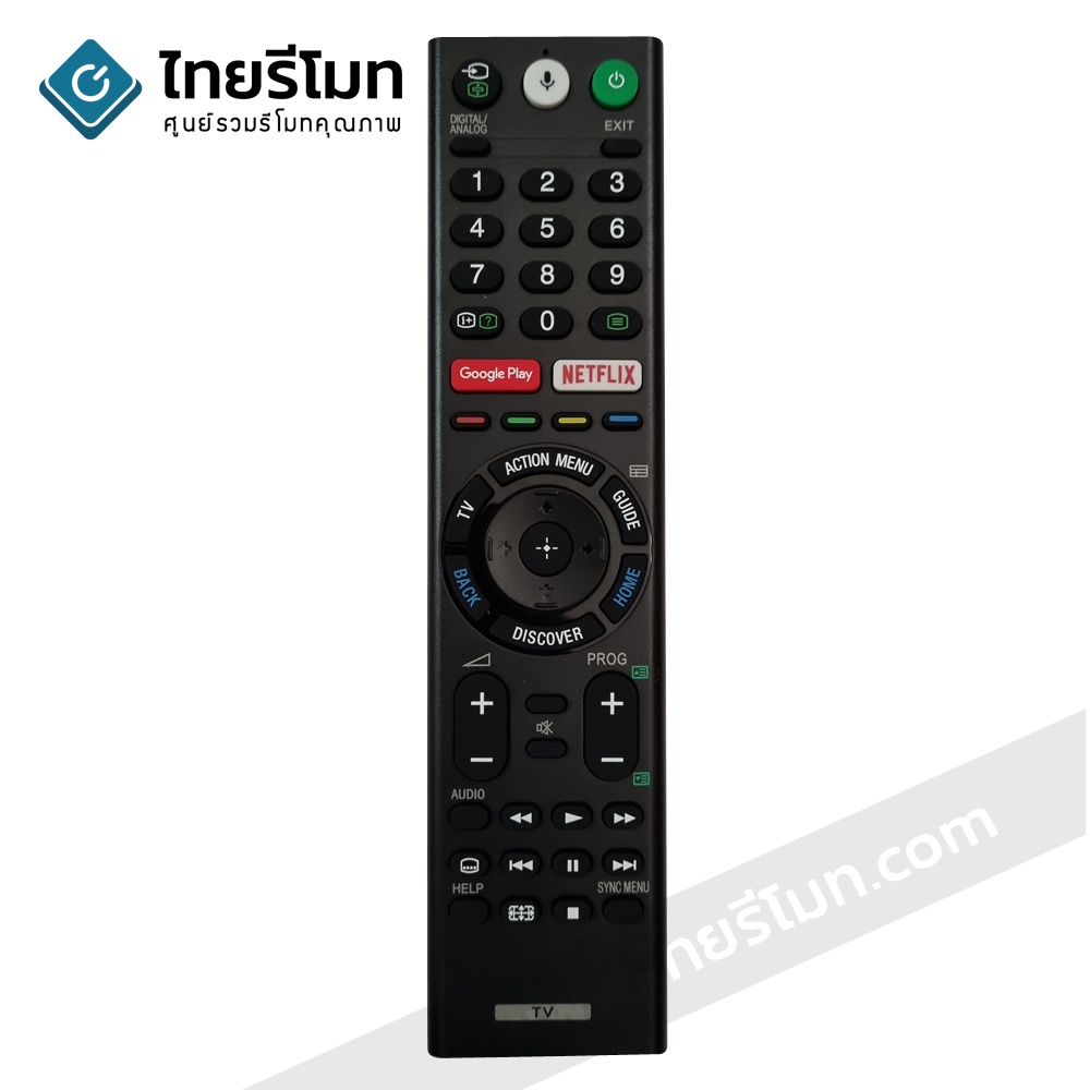 รีโมททีวี โซนี่ Sony รุ่น TX200P (สั่งงานด้วยเสียงได้) มีปุ่มGoogle Play/มีปุ่มNETFLIX SMART TV พร้อมส่ง