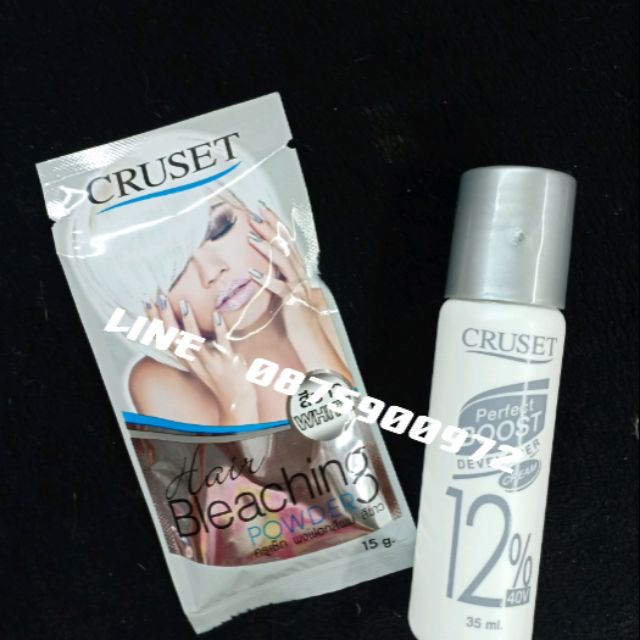 ฟอกสีผมครูเซา cruset