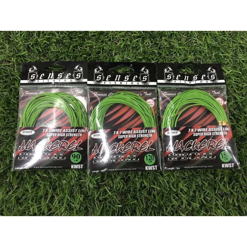 Senses 7x7 Wire Assit Line ปลาแมคเคอเรลพิเศษ 5M