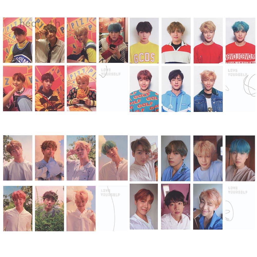 bts bangtan boys love yourself อัลบั้มรูปภาพสําหรับใช้ในการตกแต่งบ้าน 7 ชิ้น