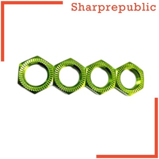 [SHARPREPUBLIC] Set of 4 Hex Wheel Nut for 1:7 1:8 RC Vehicles Replacement Accessories