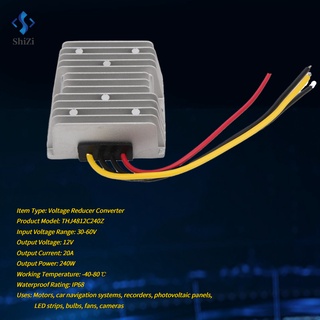 โมดูลแปลงลดแรงดันไฟฟ้า Ip68 48V/36V To 12V Dc โมดูลหม้อแปลงสําหรับรถยนต์ Thj4812C240Z 20A