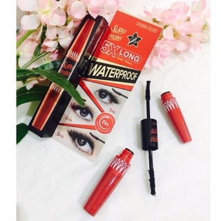 #HF893 #มาสคาร่า 2 หัว SIVANNA 5X LONG WATERPROOF MASCARA SUPER MODEL DEEP BLACK