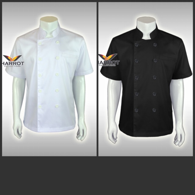 เสื้อกุ๊กแขนสั้น เสื้อเชฟแขนสั้น