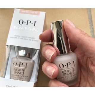 ิOPI Infinite shine ridge Filler Primer base coat 15 ml.เบสโค้ดกึ่งเจลพร้อมบำรุงเพื่อเติมเต็มหน้าเล็บให้เรียบ จบงานทาสี