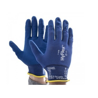 ANSELL HYFLEX 11-818 ถุงมือกันลื่น Abrasion