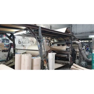 กระดาษลูกฟูก ลอน B หนา 2 ชั้น 140 แกรม กว้าง 120 เซนติเมตร ยาว 70 เมตร หนัก 30 กิโลกรัม(ก)