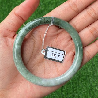 JB57032 หยก พม่า แท้ Jade กำไลหยก (Jadeite bracelet) พม่า (Myanmar)