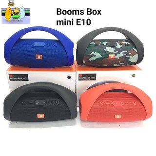 ลำโพงบลูทูธ BOOMS BOX ลำโพงกันน้ำ (กันน้ำกันฝนแบบละอองน้ำไม่สามารถจุ่มน้ำหรือดำน้ำได้)