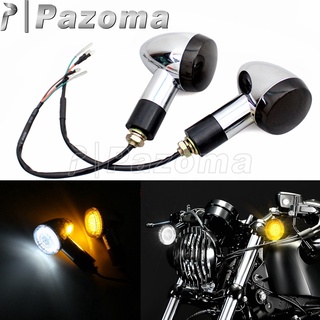 PA 12โวลต์สากลรถจักรยานยนต์2in1 LED H H Arley Dyna S Portster Pengukawaski Cruise