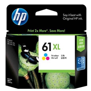 HP INK 61XL TRICOLOR Model : CH564WHP 61XL TRI-COLOR INK CARTRIDGE