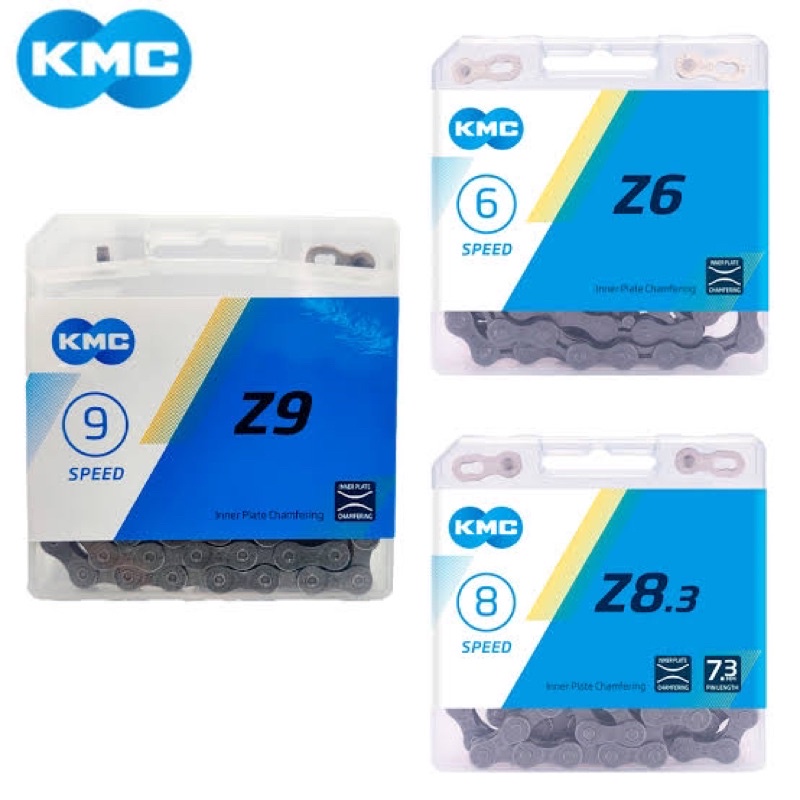 โซ่จักรยาน KMC Z6, Z8.3, Z9 116 Links Made in Taiwan รับประกันศูนย์ไทย