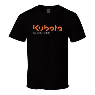 เสื้อยืดผู้ชาย Kubota Tractor สีส้ม