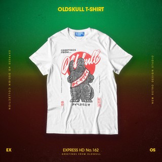 y8Ja /Oldskull  Express -  Greetings  สีขาว   มาก     ได้ดี  !