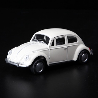 ของแท้ โมเดลรถยนต์ 1/32 VW Beetle Volkswagen Beetle สีขาว