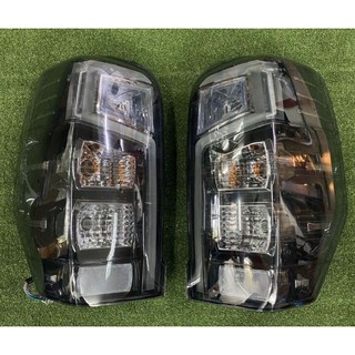 ไฟท้ายแต่ง LED MITSUBISHI TRITON ไทรทัน 2019 2020 2021 สโมก Smoke LED