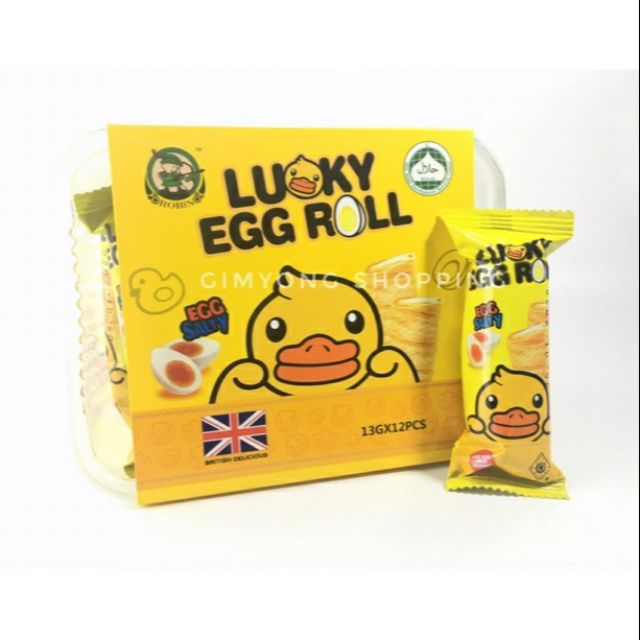 แพนเค้กไข่เค็มโรล Lucky Egg Roll Shopee Thailand