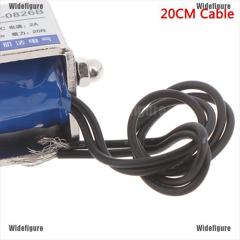 ฟิกเกอร์ Widefigure - 0826 B 12v 2a 10 มม. กรอบโซลินอยด์ไฟฟ้า 20 N ...