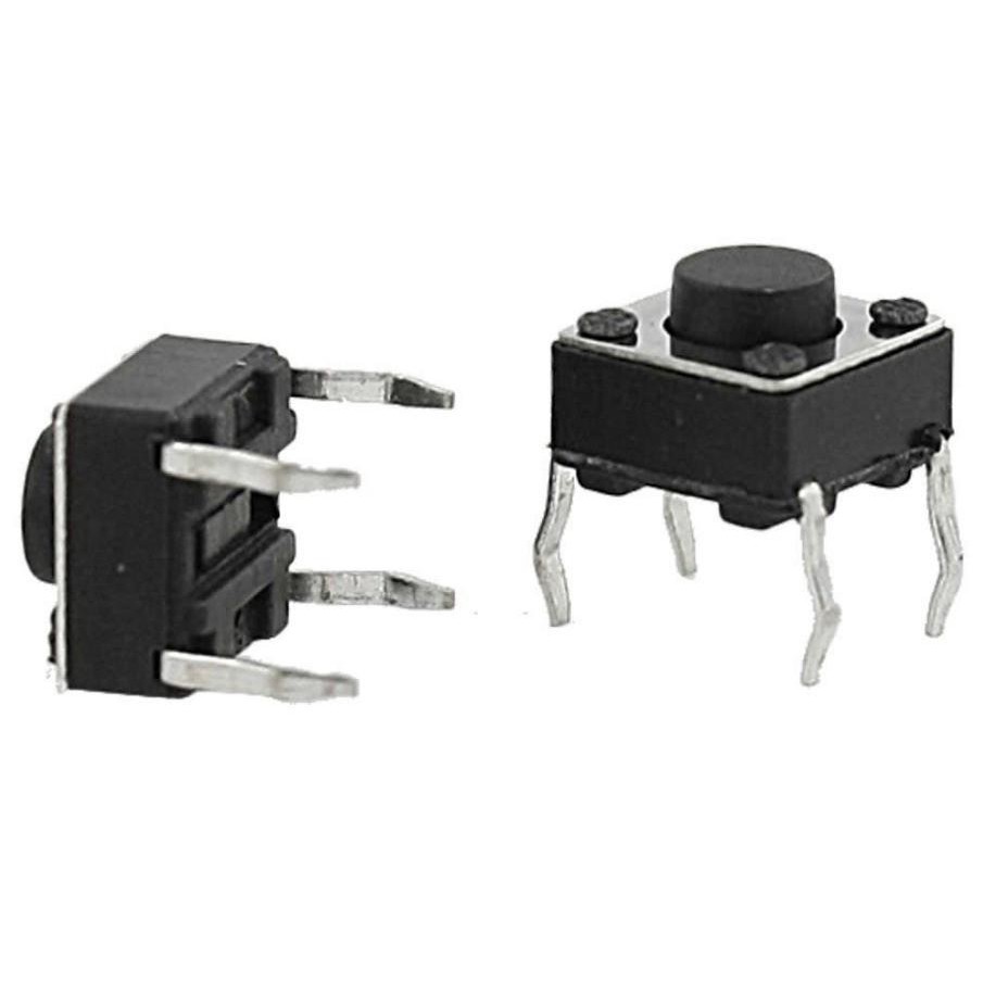 MICRO SWITCH ปุ่มกดสวิทช์สัมผัส 6x6X5 มม 4 Pin (จำนวน 1 ชิ้น)