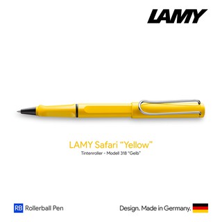 Lamy Safari Yellow Rollerball Pen - ปากกาลามี่ซาฟารีโรลเลอร์บอลล์  สีเหลือง