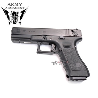 ARMY R18 GLOCK 18 BLACK GBB กล๊อก 18 แถมอุปกรณ์พร้อมเล่นครบชุด,บีบีกันอัดแก๊ส,ของเล่น