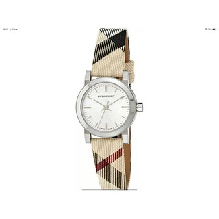 นาฬิกา BURBERRY WOMENS BU9212 LARGE CHECK SWISS QUARTZ พร้อมกล่อง (ใหม่)