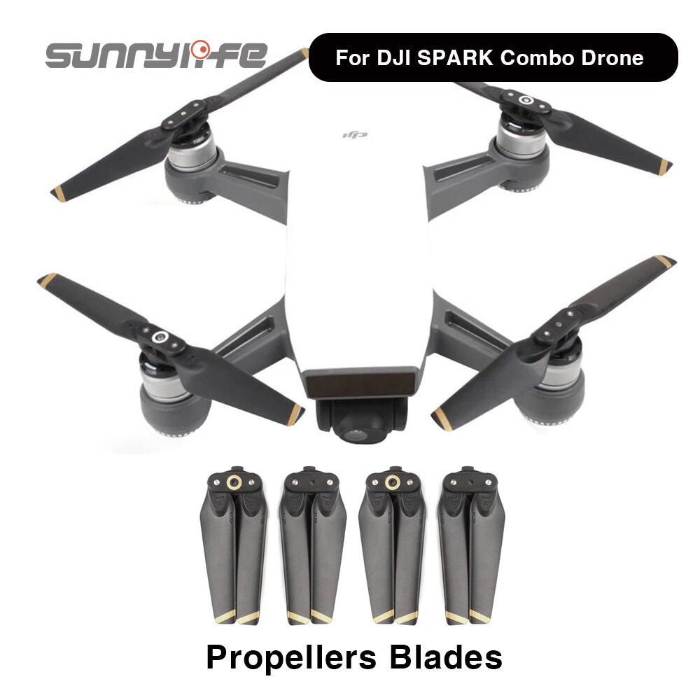 Sunnylife อะไหล่ใบพัดแบบเปลี่ยนสําหรับ Dji Spark Combo 4730F Drone Quadcopter