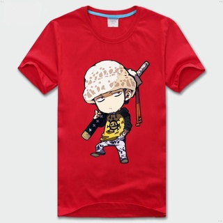 [S-5XL]เสื้อยืดแขนสั้น พิมพ์ลายการ์ตูน One Piece แฟชั่นฤดูร้อน สําหรับผู้ชาย