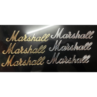 โลโก้ติด ลำโพง ( ราคาต่อชิ้น ) marshall. สูง3cm