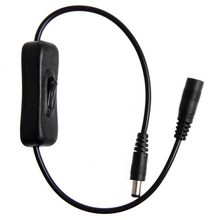 Pcf * Dc สวิทช์ไฟเปิด / ปิด 2.1 มม. / 5.5 มม. สายเคเบิ้ลสําหรับปลั๊ก 12V Laca
