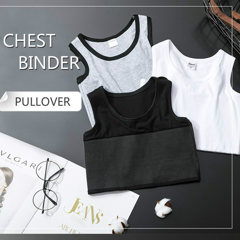 ผ้าพันแผล Chest Binder Tomoth FTM Vest Top Breathable Elastic Chest Breast Binder