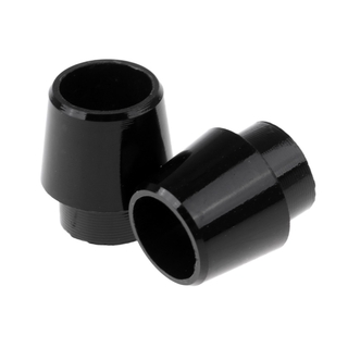 Pack of 2 Plastic Golf Iron Ferrule for Taper Tip Iron Wedge Black 0.335