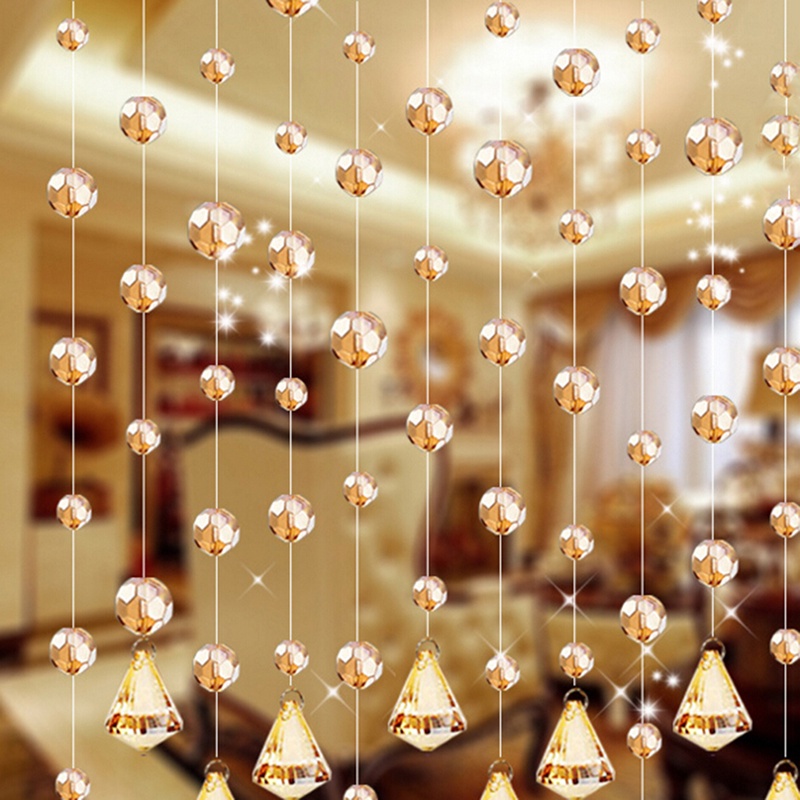 แนะนำ ผ้าม่าน ผ้าม่าน ประดับลูกปัดคริสตัล หลากสี หรูหรา สําหรับตกแต่งหน้าต่าง ประตูห้องนอน ราคาพิเศษ มีเก็บเงินปลายทาง