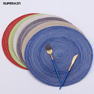 Super① Round Heat Table Mug Mat Pad Placemat Non-slip Decor