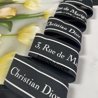 🎹ริบบิ้น dior แท้100% เส้นใหญ่🎹พร้อมส่ง🎹